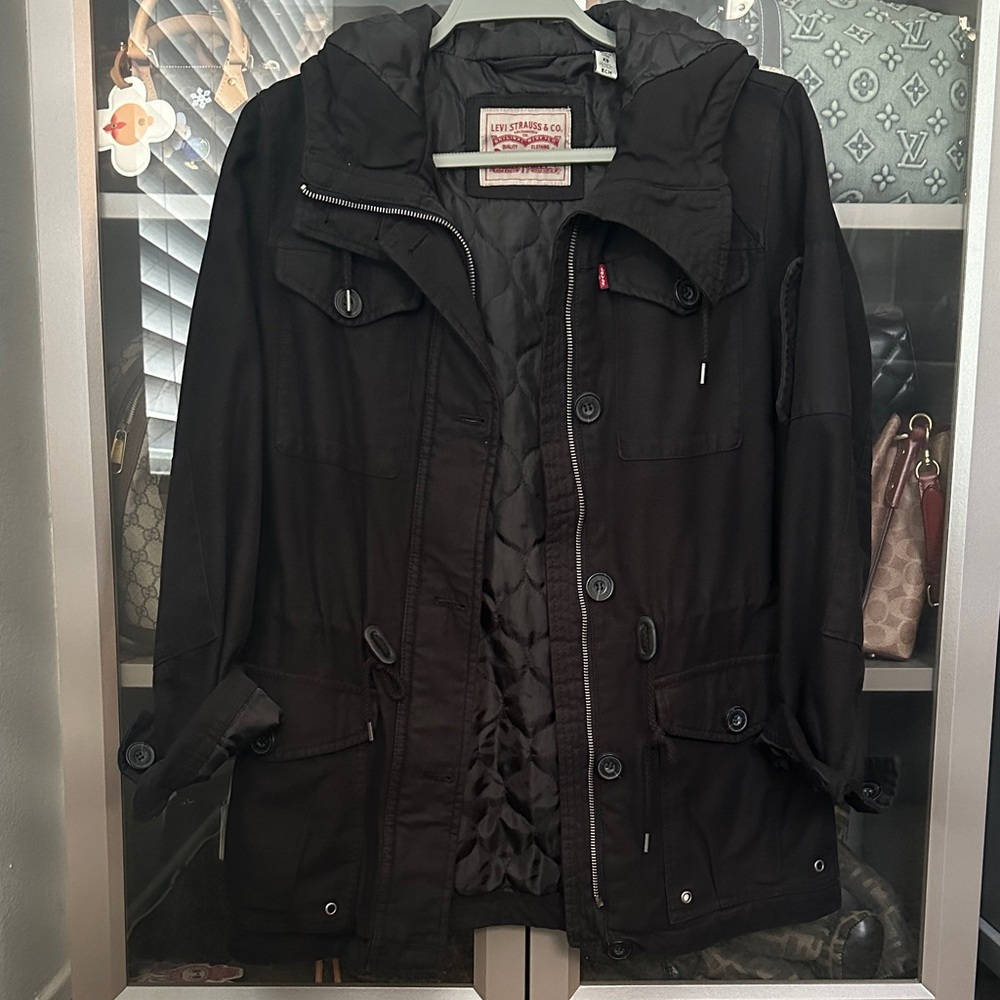 Levi's Dark Jacket with Hood